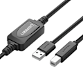 Miniatyrbild 1 av 8: UGreen USB-A Till USB-A Printer Kabel 10m - Svart