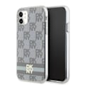 Miniatyrbild 1 av 8: DKNY iPhone 11/XR Mobilskal Magsafe IML Checkered Mono Beige