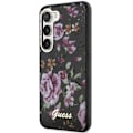 Miniatyrbild 2 av 8: Guess Galaxy S23 Plus Mobilskal Flower Collection - Svart Svart