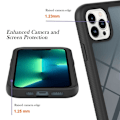 Miniatyrbild 5 av 6: iPhone 15 Pro Mobilskal YB PC Anti-Drop - Svart Svart