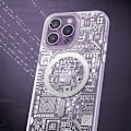 Miniatyrbild 3 av 11: Kingxbar iPhone 14 Plus Skal Magsafe PQY Geek - Guld