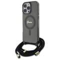 Miniatyrbillede 2 af 7: Guess Telefontaske til iPhone 16 Pro Max MagSafe Crossbody Cord Script - Sort Black