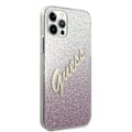 Miniatyrbild 4 av 8: Guess iPhone 12 Pro Max Skal Glitter Gradient Script - Rosa Rosa