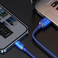 Miniatyrbild 4 av 5: Baseus Crystal USB-A till Lightning kabel 1.2m - Blå