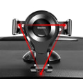 Miniatyrbillede 5 af 5: Baseus Osculum Gravity Bilholder Rød Red