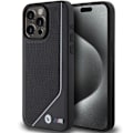 Miniatyrbild 2 av 9: BMW iPhone 15 Pro Max Mobilskal Magsafe Perforated Twisted Line Svart