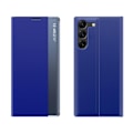 Miniatyrbild 1 av 6: Galaxy S24 Fodral Sleep View med Flap - Blå