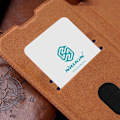Miniatyrbild 7 av 8: Nillkin Galaxy S23 Plus Plånboksfodral Qin Läder Pro - Brun