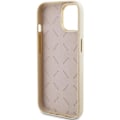 Miniatyrbild 7 av 8: Guess iPhone 15 Mobilskal Glitter Glossy Script - Guld