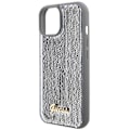 Miniatyrbild 5 av 8: Guess iPhone 15 Mobilskal Sequin Script Metal - Silver
