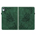 Miniatyrbild 5 av 5: iPad mini 6 (2021) Fodral Imprinted Butterfly Flower - Grön