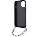 Miniatyrbild 6 av 7: KARL LAGERFELD iPhone 14 Mobilskal Saffiano Monogram Chain Svart