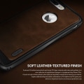 Miniatyrbild 6 av 8: Ringke Leather Style Skal till Apple iPhone 7 Plus - Brun Brun