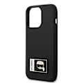 Miniatyrbild 6 av 8: Karl Lagerfeld iPhone 13 Pro Max Skal Ikonik Patch - Svart Svart