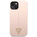 Miniatyrbild 3 av 8: GUESS iPhone 14 Skal Silicone Triangle - Rosa