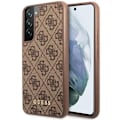 Miniatyrbild 1 av 8: Guess Galaxy S23 Skal Metall Gold Logo - Brun