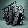 Miniatyrbild 8 av 8: Galaxy A40 Plånboksfodral Fancy Eco Läder - Svart Svart