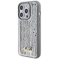 Miniatyrbild 2 av 8: Guess iPhone 15 Pro Mobilskal Sequin Script Metal - Silver