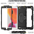Miniatyrbild 3 av 5: Tech-Protect Solid360 Fodral Ipad 7/8 10.2 2019/2020 Svart Svart