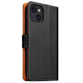Miniatyrbild 3 av 9: iPhone 14 Pro Max Plånboksfodral Dual Flip - Svart Svart