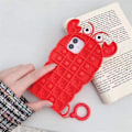 Miniatyrbild 6 av 10: Crab Pop it Fidget Skal till iPhone 7/8/SE 2020 - Svart Svart