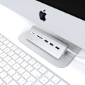 Miniatyrbild 4 av 5: Satechi USB-C Aluminum USB-hub & Minneskortläsare - Grå grå