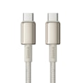 Miniatyrbild 2 av 11: Baseus USB-C till USB-C kabel 100W 1m Tungsten Gold - Guld