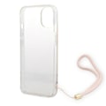 Miniatyrbild 6 av 6: GUESS iPhone 14 Plus Skal Print Strap - Rosa