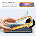 Miniatyrbild 5 av 9: [2-pack] Spigen Galaxy A54 5G Härdat Glas Skärmskydd
