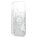 Miniatyrbild 7 av 8: Karl Lagerfeld iPhone 14 Pro Max Skal Liquid Glitter RSG - Silver