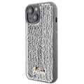Miniatyrbild 2 av 8: Guess iPhone 15 Mobilskal Sequin Script Metal - Silver