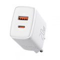 Miniatyrbillede 1 af 11: BASEUS - 2-Port netværksoplader 20w - Vit White