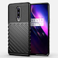 Miniatyrbild 1 av 7: Thunder Twill Texture Skal OnePlus 8 - Svart Svart