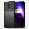 Pikkukuva 1 / 7: Thunder Twill Texture -kuori OnePlus 8 - musta Black