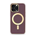 Miniatyrbild 1 av 10: BOOM iPhone 13 Pro Skal Magsafe Läder - Plum Röd