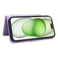 Miniatyrbild 3 av 7: BETOPNICE iPhone 15 Plus Plånboksfodral - Avtagbart Konstläder - Lila