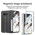 Miniatyrbild 8 av 8: GKK Google Pixel Fold Mobilskal Wristband Kickstand - Silver