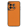 Miniatyrbild 1 av 4: OnePlus 11 Mobilskal Äkta Läder Coated TPU - Orange