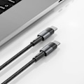 Miniatyrbild 8 av 9: Tech-Protect USB-C till USB-C Kabel (2m) Ultraboost - Svart