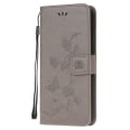 Miniatyrbillede 1 af 4: Butterfly Wallet Case til Samsung Galaxy A03s - Grå Grey