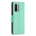 Miniatyrbillede 3 af 8: Litchi Wallet Case til Xiaomi Mi 11i / Poco F3 - Turkis