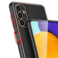 Miniatyrbild 7 av 11: Dux Ducis Yolo Läder Skal Galaxy A13 5G - Svart Svart