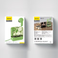 Miniatyrbild 3 av 3: Dudao U18Pro In-Ear Bluetooth 5.3 TWS Trådlösa Hörlurar - Grön Grön