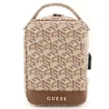 Miniatyrbild 2 av 5: Guess Organizerväska GCube Stripe - Brun