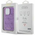 Miniatyrbild 8 av 8: Guess iPhone 15 Pro Mobilskal Läder Stamped - Lila