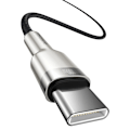 Miniatyrbild 3 av 11: Baseus USB-C till USB-C kabel Cafule Series Metal 100W 5A 2m Svart