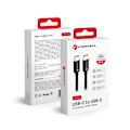 Miniatyrbild 3 av 3: Forcell USB-C till USB-C Kabel 2m - Svart Svart