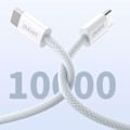 Miniatyrbild 5 av 7: Dudao L6C USB-C till USB-C kabel PD 60W 2m - Ljusblå