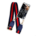 Miniatyrbild 1 av 5: Boom Galaxy Note 20 mobilhalsband skal - Belt RedBlack Svart