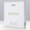 Miniatyrbild 11 av 11: Ugreen Hub 3x USB-A Nätverksadapter RJ45/USB-A 10/100Mbps - Svart